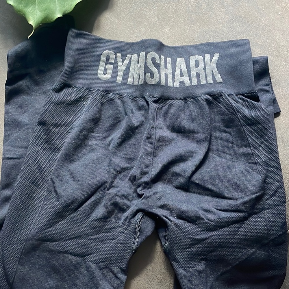 gymshark black flex high waisted leggings size small